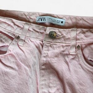 Zara Women's Light Pink Jeans